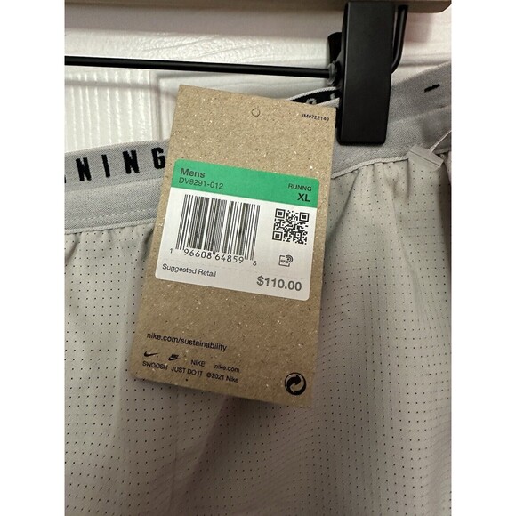 Size XL Mens Nike Dri-FIT ADV Run Division 4" Brief-Lined Running Shorts NEW - Picture 4 of 4